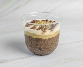 Dubai Chocolate Chia Pudding