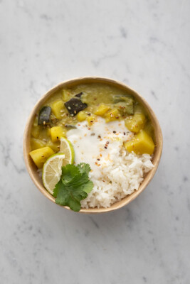 Lime & Potato Curry Bowl