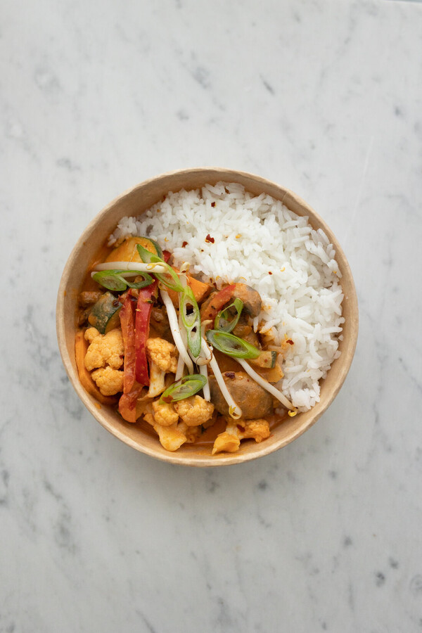 Red Thai Veggie Curry Bowl